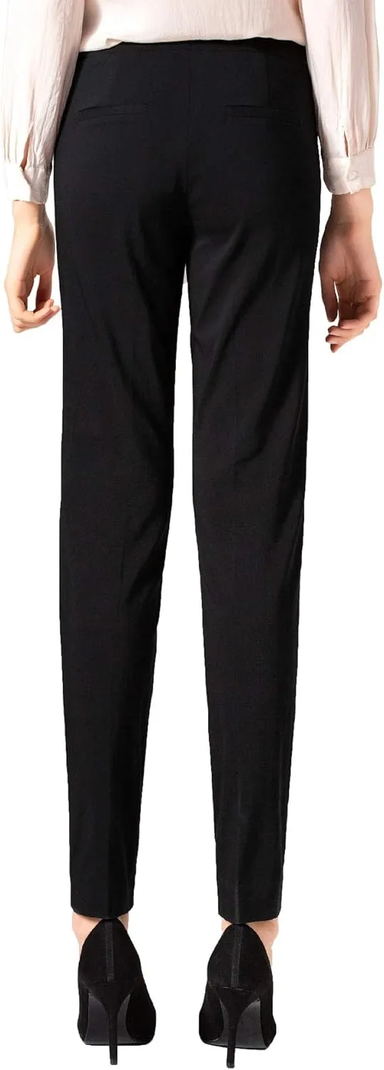 SATINATO Women's Straight Pants Stretch Slim Skinny Solid Trousers Casual Business Office