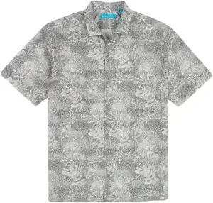Tori Richard Men's Standing Tall Short Sleeve Cotton Lawn Button Up Shirt