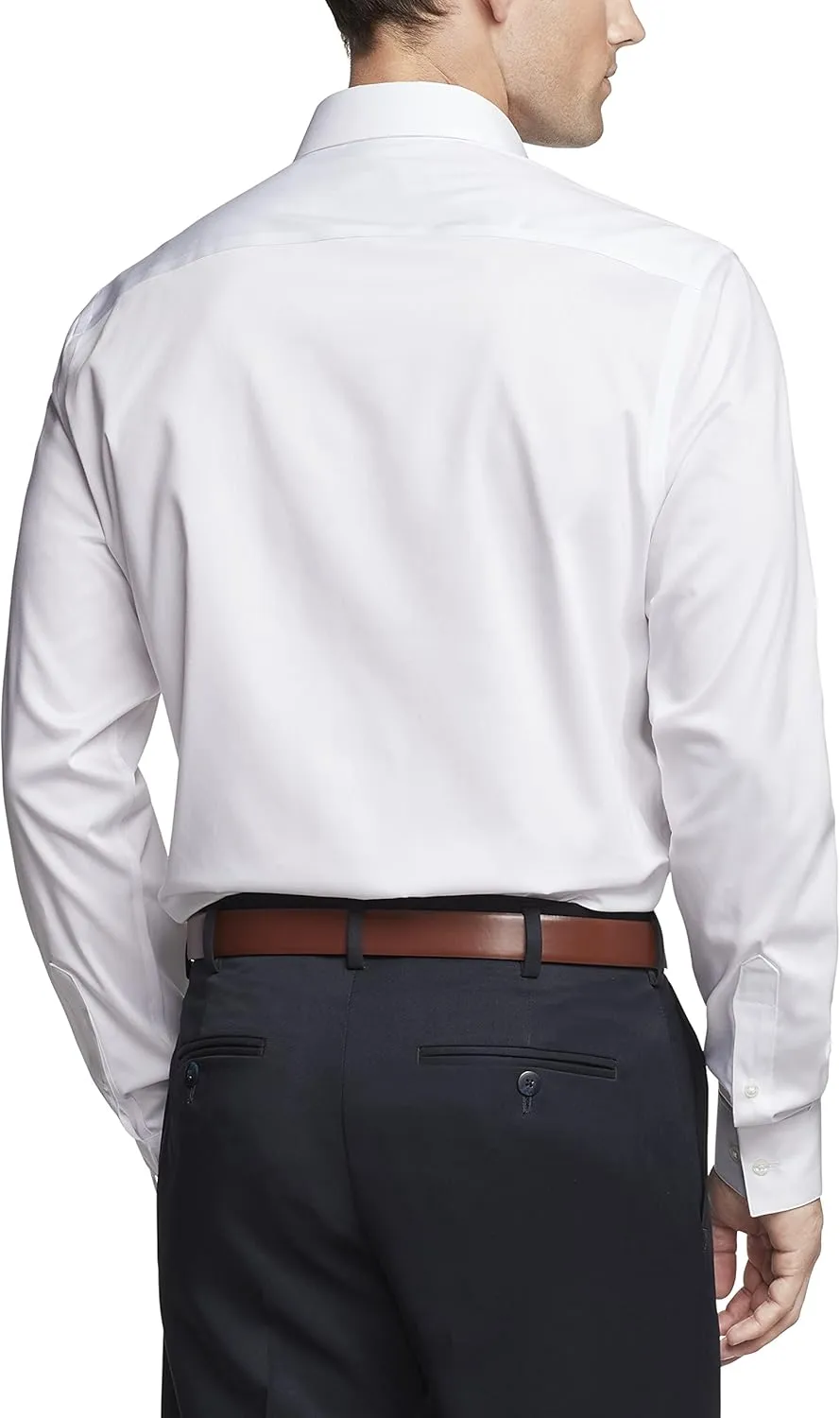 Van Heusen Men's Dress Shirt Regular Fit Ultra Wrinkle Free Flex Collar Stretch Solid