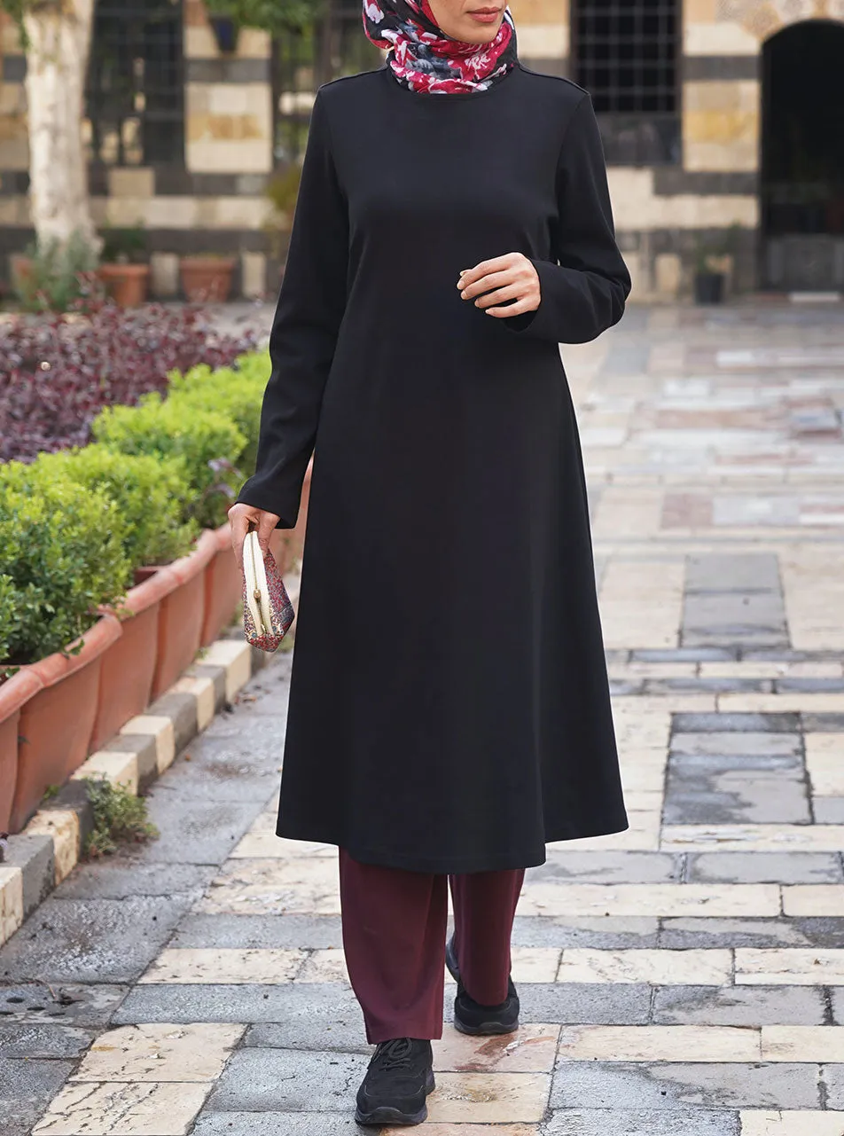 Winter Flared Jersey Tunic