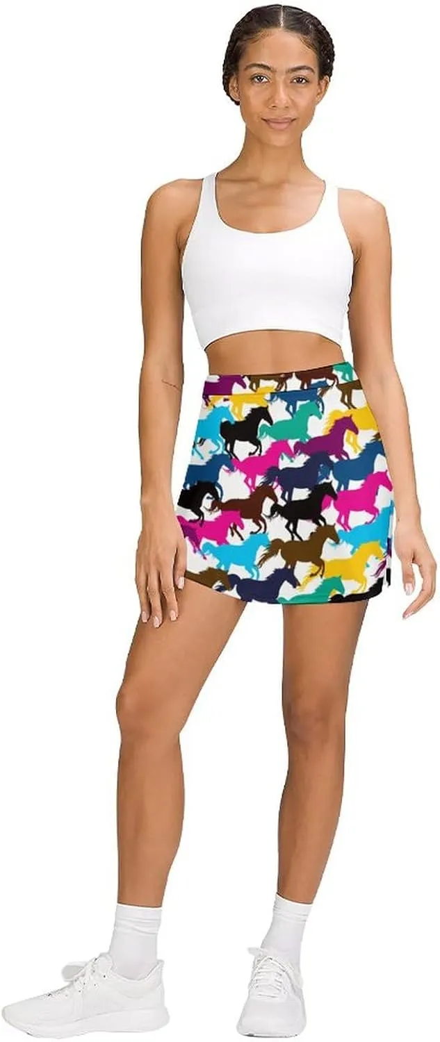 Women High Waisted Golf Skirts Tennis Skirt Athletic Skorts Workout Casual Skirt