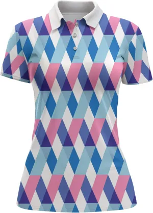 Womens Golf Shirt Polo Shirts for Women Funny Golf Outfit