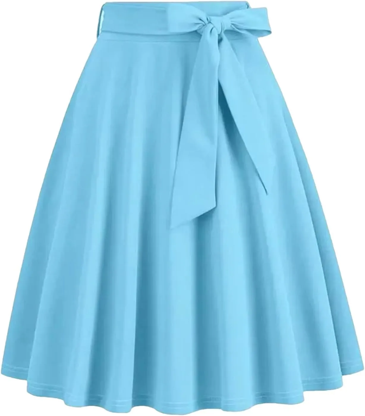 Women's High Waist A Line Skirts for Women Vintage Midi Long Skirt Casual Athletic Skirts