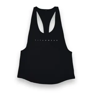 Women's Open-Back Poly Stringer - Black