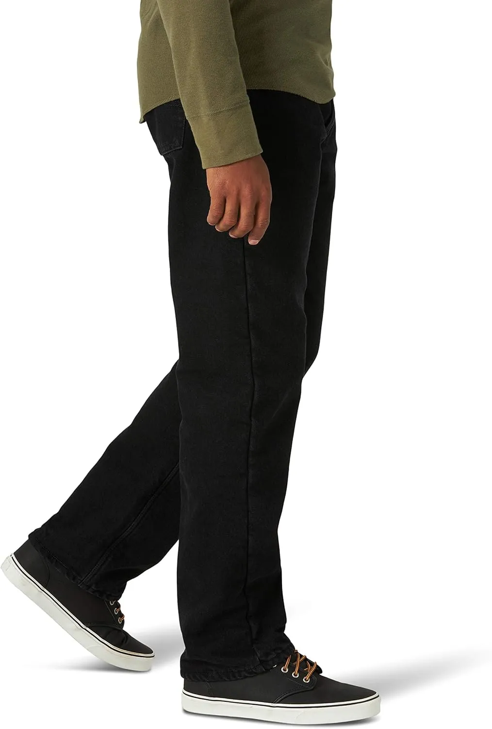 Wrangler Authentics Men's Fleece Lined Five Pocket Jean